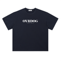 NAVY BLUE PRINTED OVRDOG T-SHIRT