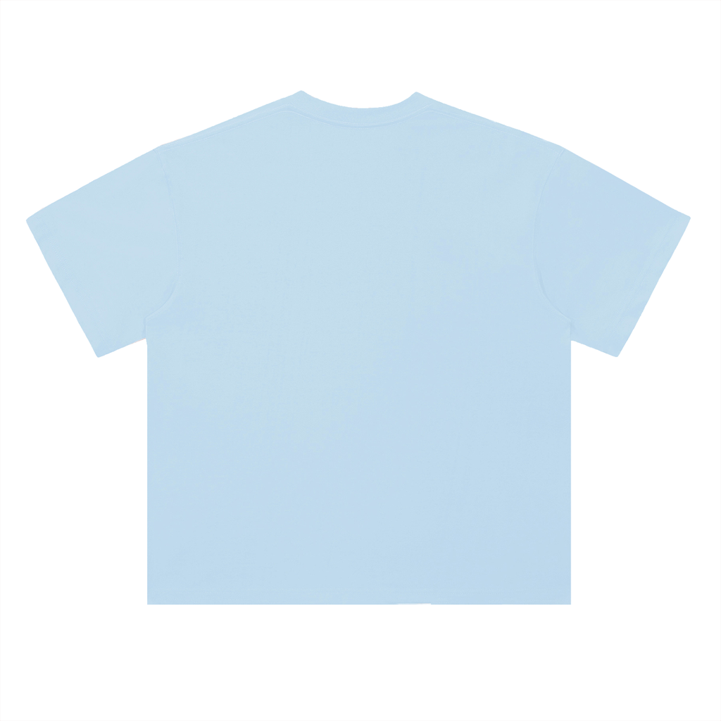 BLUE PRINTED OVRDOG T-SHIRT