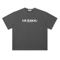 DARK GRAY PRINTED OVRDOG T-SHIRT
