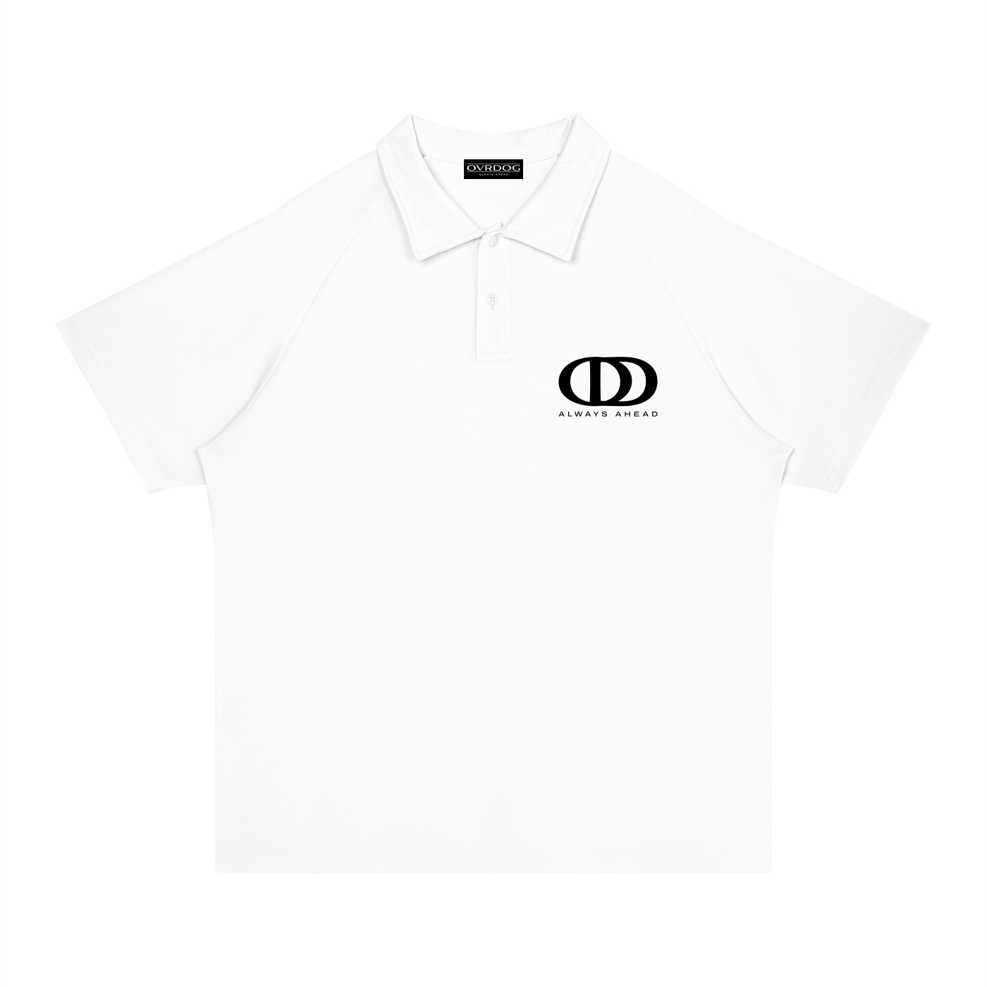 WHITE PRINTED OVRDOG OD POLO SHIRT