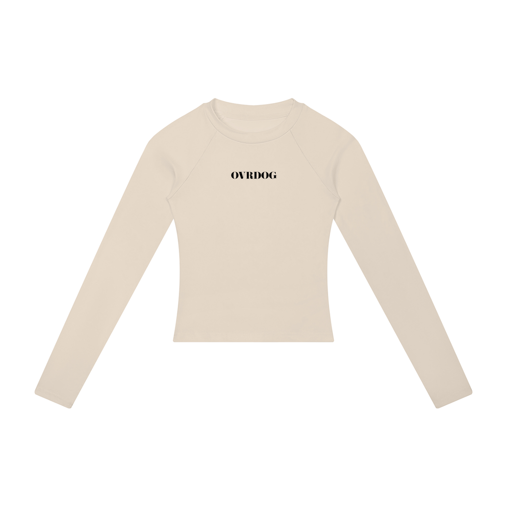 KHAKI PRINTED OVRDOG SLIM T-SHIRT