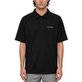 BLACK PRINTED OVRDOG POLO SHIRT