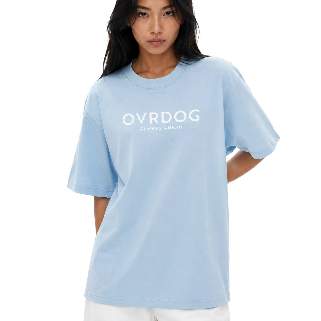 BLUE PRINTED OVRDOG T-SHIRT