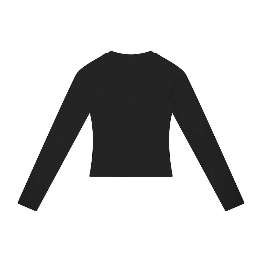 BLACK PRINTED OVRDOG SLIM T-SHIRT