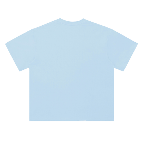 BLUE PRINTED OVRDOG CREST T-SHIRT