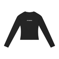 BLACK PRINTED OVRDOG SLIM T-SHIRT